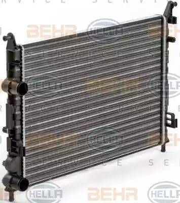 HELLA 8MK 376 700-251 - Radiator, engine cooling autospares.lv