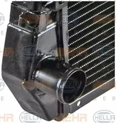 HELLA 8MK 376 708-661 - Radiator, engine cooling autospares.lv