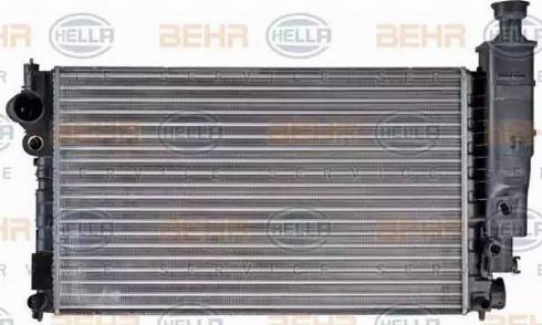 HELLA 8MK 376 708-681 - Radiator, engine cooling autospares.lv