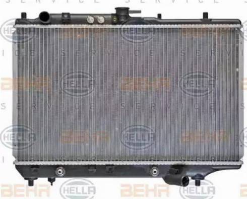 HELLA 8MK 376 707-661 - Radiator, engine cooling autospares.lv