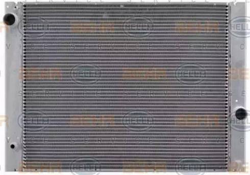 HELLA 8MK 376 719-131 - Radiator, engine cooling autospares.lv