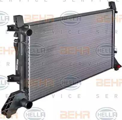 HELLA 8MK 376 719-701 - Radiator, engine cooling autospares.lv