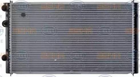 HELLA 8MK 376 714-541 - Radiator, engine cooling autospares.lv