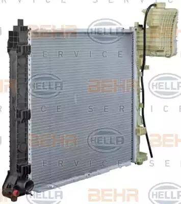 HELLA 8MK 376 714-301 - Radiator, engine cooling autospares.lv