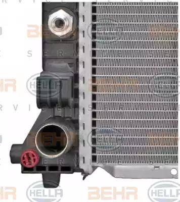 HELLA 8MK 376 714-311 - Radiator, engine cooling autospares.lv