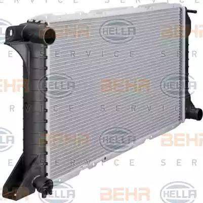 HELLA 8MK 376 715-471 - Radiator, engine cooling autospares.lv