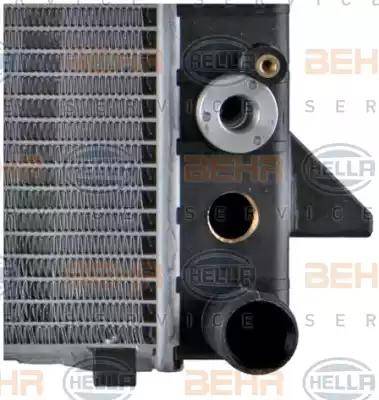 HELLA 8MK 376 715-161 - Radiator, engine cooling autospares.lv