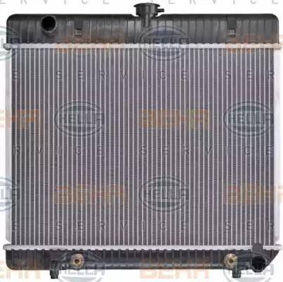 HELLA 8MK 376 710-501 - Radiator, engine cooling autospares.lv