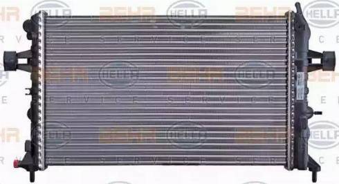 HELLA 8MK 376 710-321 - Radiator, engine cooling autospares.lv