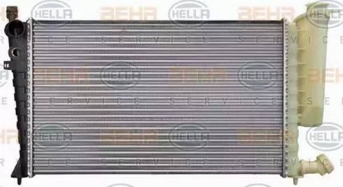 HELLA 8MK 376 710-261 - Radiator, engine cooling autospares.lv