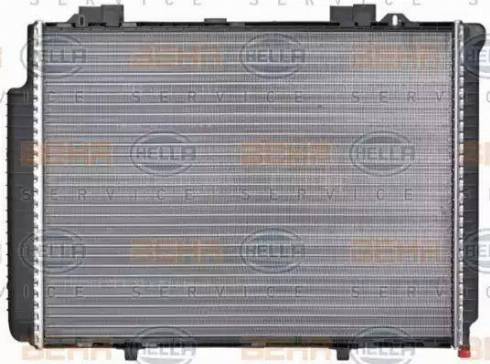 HELLA 8MK 376 710-231 - Radiator, engine cooling autospares.lv