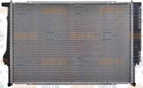 HELLA 8MK 376 711-501 - Radiator, engine cooling autospares.lv