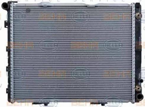 HELLA 8MK 376 711-101 - Radiator, engine cooling autospares.lv