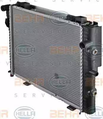 HELLA 8MK 376 711-251 - Radiator, engine cooling autospares.lv