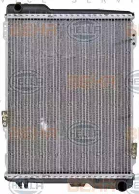 HELLA 8MK 376 711-281 - Radiator, engine cooling autospares.lv