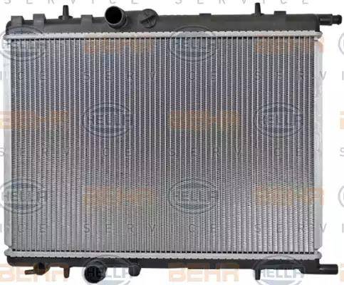 HELLA 8MK 376 718-054 - Radiator, engine cooling autospares.lv