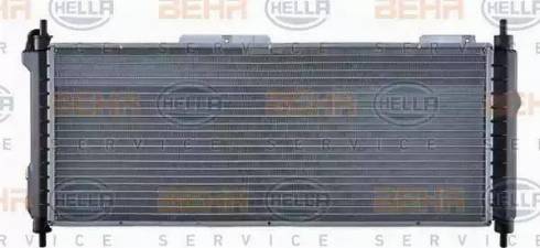 HELLA 8MK 376 713-571 - Radiator, engine cooling autospares.lv