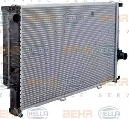 HELLA 8MK 376 713-131 - Radiator, engine cooling autospares.lv