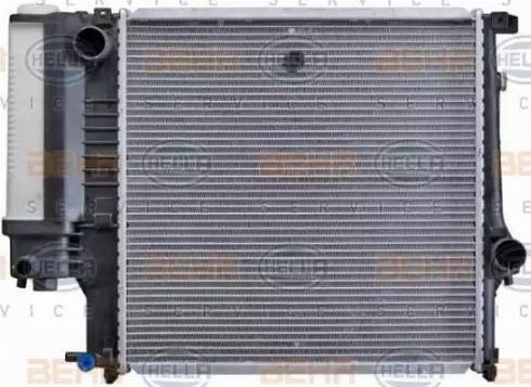 HELLA 8MK 376 713-121 - Radiator, engine cooling autospares.lv