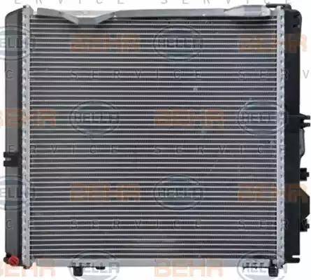 HELLA 8MK 376 713-291 - Radiator, engine cooling autospares.lv