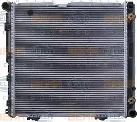 HELLA 8MK 376 712-441 - Radiator, engine cooling autospares.lv