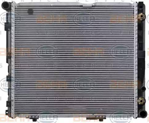 HELLA 8MK 376 712-461 - Radiator, engine cooling autospares.lv