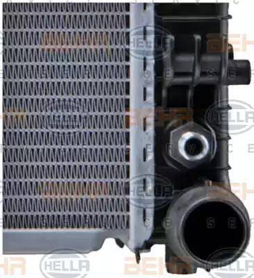 HELLA 8MK 376 712-571 - Radiator, engine cooling autospares.lv