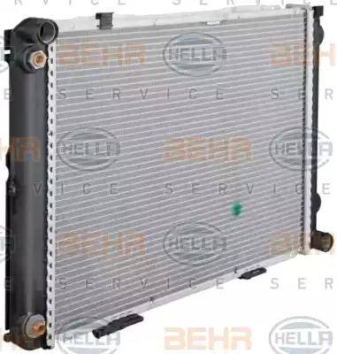 HELLA 8MK 376 712-311 - Radiator, engine cooling autospares.lv