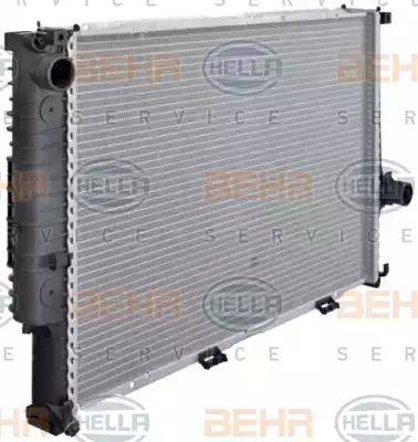 HELLA 8MK 376 712-371 - Radiator, engine cooling autospares.lv