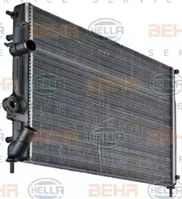 HELLA 8MK 376 717-441 - Radiator, engine cooling autospares.lv