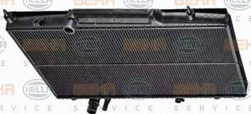 HELLA 8MK 376 717-594 - Radiator, engine cooling autospares.lv