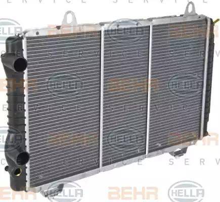 HELLA 8MK 376 717-521 - Radiator, engine cooling autospares.lv