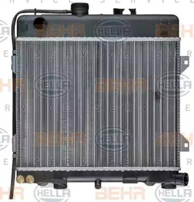 HELLA 8MK 376 717-191 - Radiator, engine cooling autospares.lv