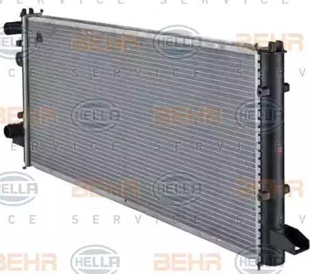 HELLA 8MK 376 717-751 - Radiator, engine cooling autospares.lv