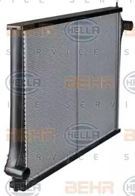 HELLA 8MK 376 724-611 - Radiator, engine cooling autospares.lv