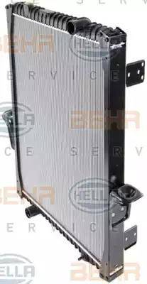 HELLA 8MK 376 726-481 - Radiator, engine cooling autospares.lv