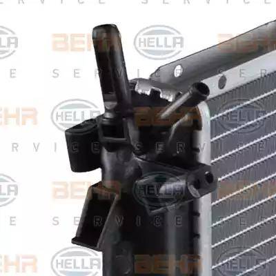 HELLA 8MK 376 726-771 - Radiator, engine cooling autospares.lv