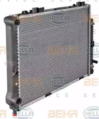 HELLA 8MK 376 720-381 - Radiator, engine cooling autospares.lv