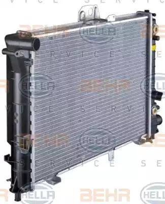 HELLA 8MK 376 720-781 - Radiator, engine cooling autospares.lv