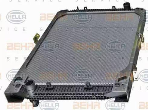 HELLA 8MK 376 721-581 - Radiator, engine cooling autospares.lv