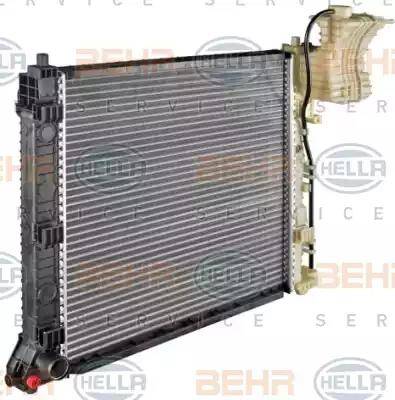 HELLA 8MK 376 721-381 - Radiator, engine cooling autospares.lv