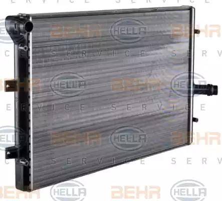 HELLA 8MK 376 774-041 - Radiator, engine cooling autospares.lv