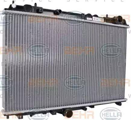 HELLA 8MK 376 774-131 - Radiator, engine cooling autospares.lv