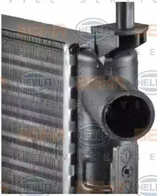 HELLA 8MK 376 771-051 - Radiator, engine cooling autospares.lv