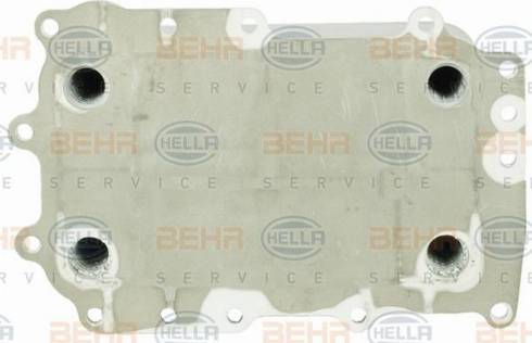 HELLA 8MO 376 901-521 - Oil Cooler, engine oil autospares.lv