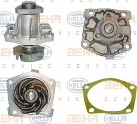 HELLA 8MP 376 805-621 - Water Pump autospares.lv