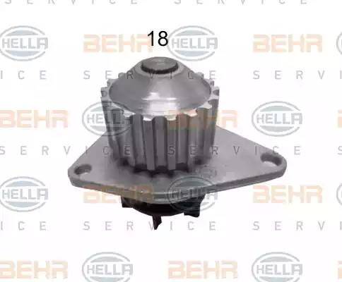 HELLA 8MP 376 800-454 - Water Pump autospares.lv