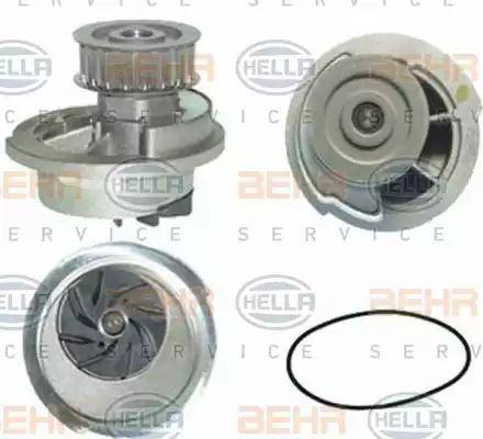 HELLA 8MP 376 800-411 - Water Pump autospares.lv