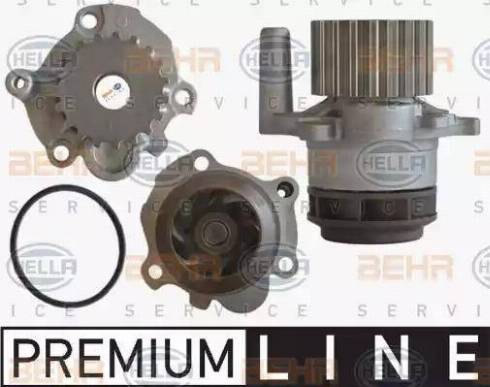 HELLA 8MP 376 800-551 - Water Pump autospares.lv