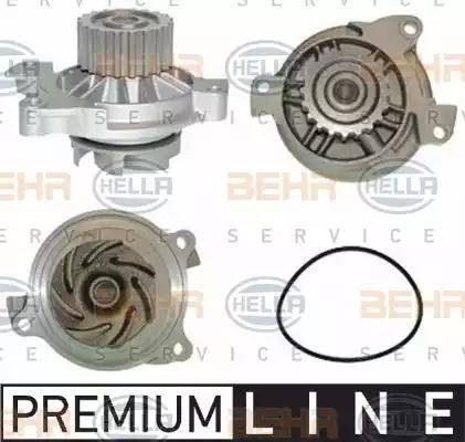 HELLA 8MP 376 800-141 - Water Pump autospares.lv